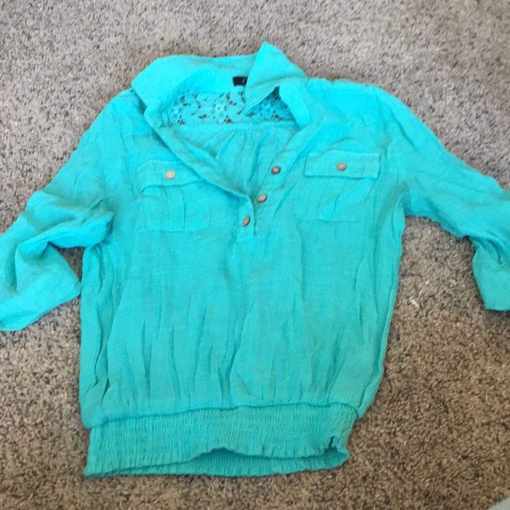 3/4 sleeve loose fit belly top